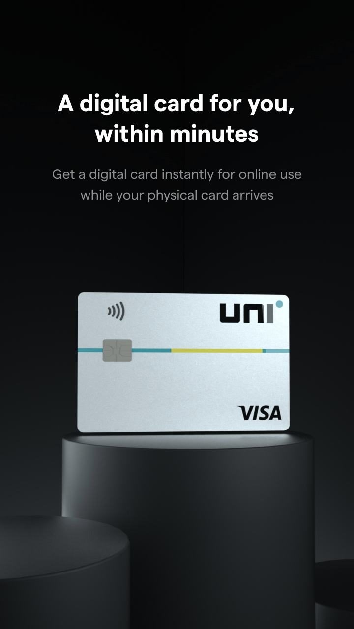 Unicards creative — digital card
