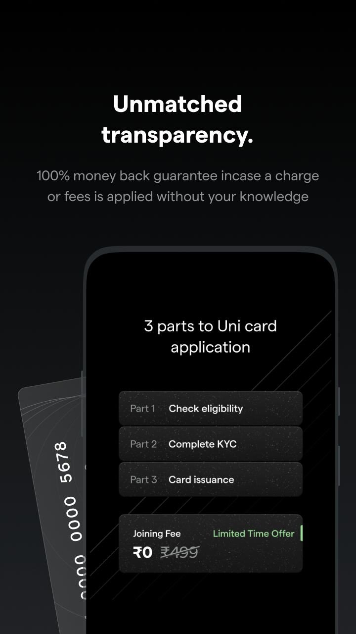Unicards creative — transparency