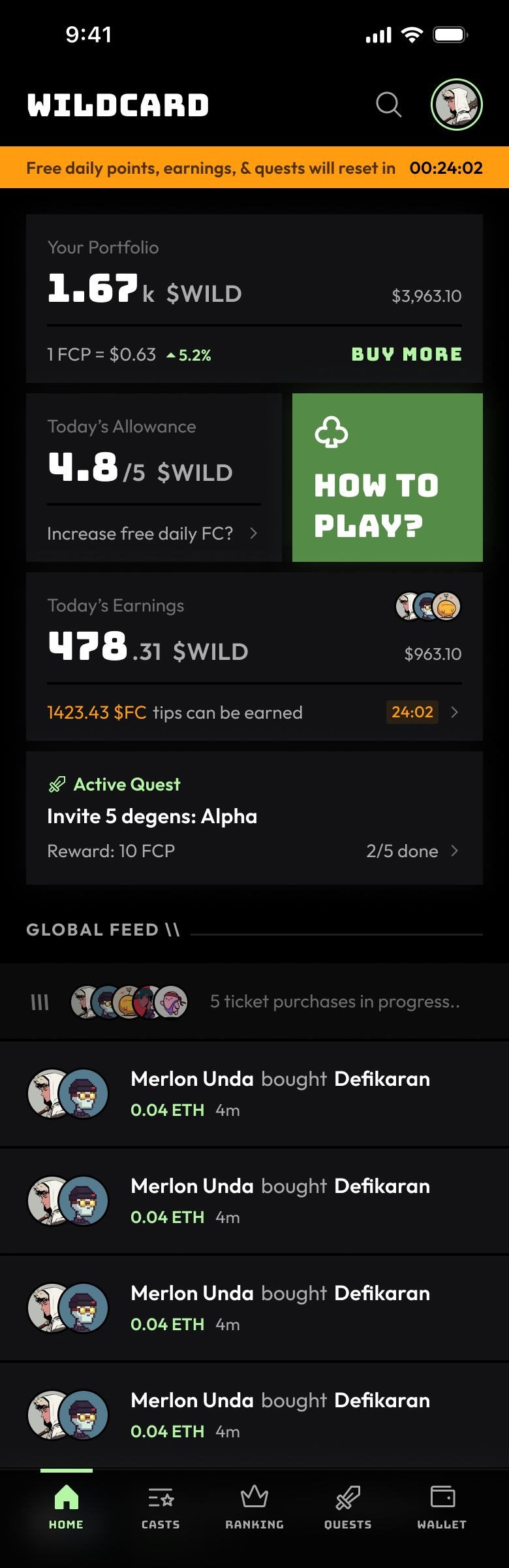 Wildcard mobile app